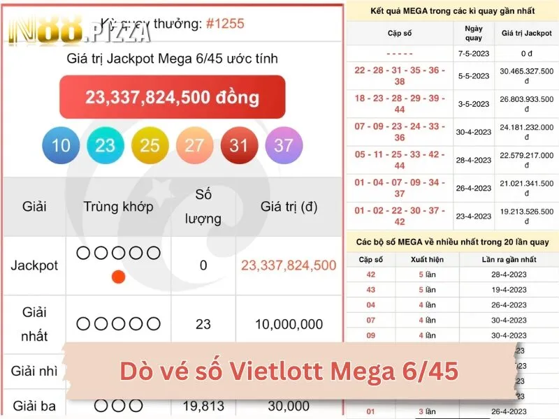 Cách dò vé số Vietlott Mega 6/45 siêu chuẩn