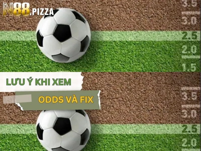 Lưu ý khi xem Odds và Fix