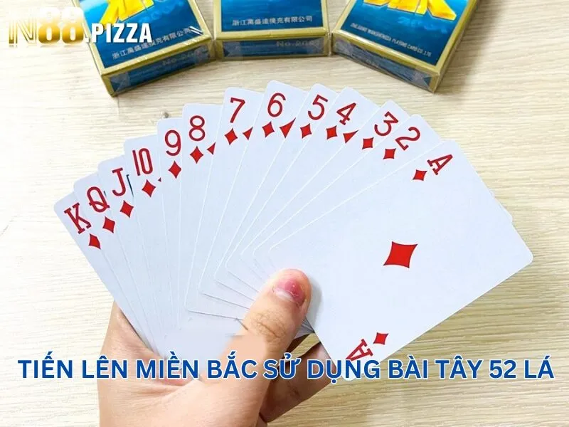 Tiến lên miền Bắc sử dụng bộ bài Tây 52 lá