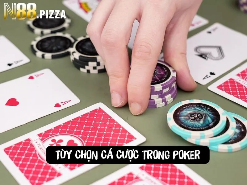 Các tùy chọn cá cược trong Poker